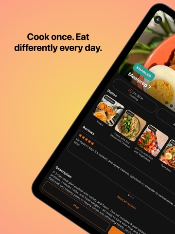 Mealpreper Guide: Plan & Cook! ipad screenshot 3