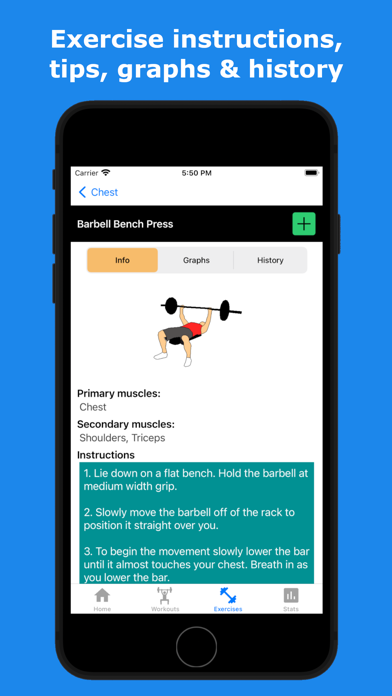 Gains - Gym Workout Plan & Log Screenshot