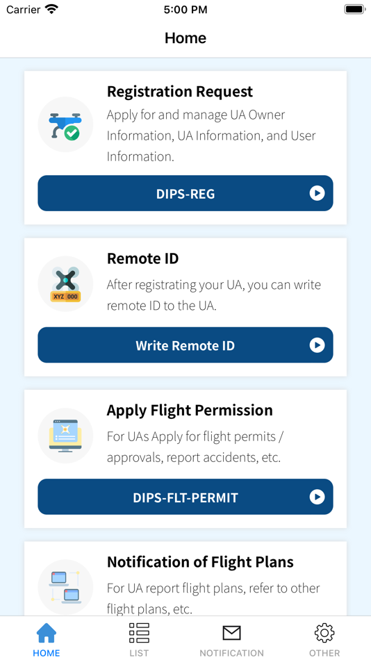 #1. DIPS APP - Drone Portal App (iOS) 由: Next Generation Air Mobility Planning Office Japan Civil Aviation Bureau MLIT