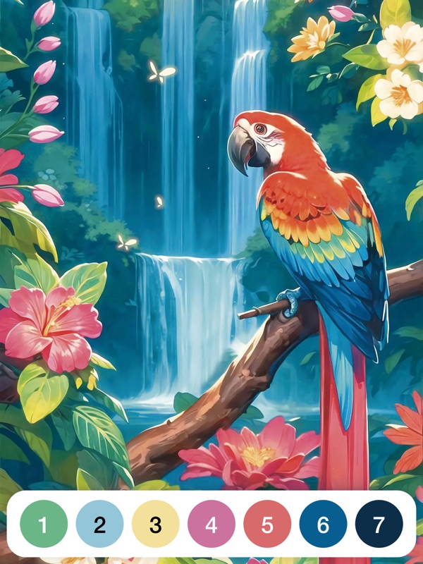 Pintar por número color juegos screenshot 6