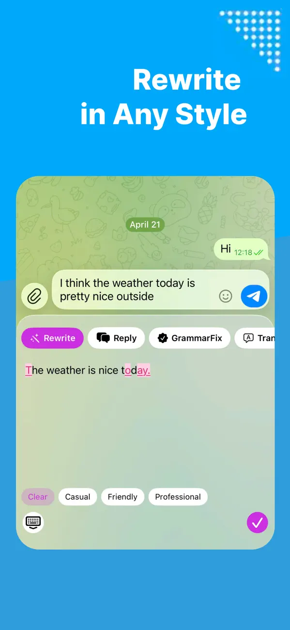 AI Keyboard screenshot 2