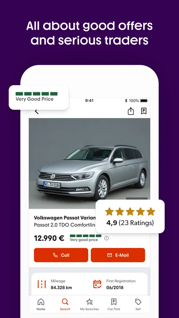 mobile.de: Autos kaufen & mehr iPhone App Screenshot 4 – Produktivität