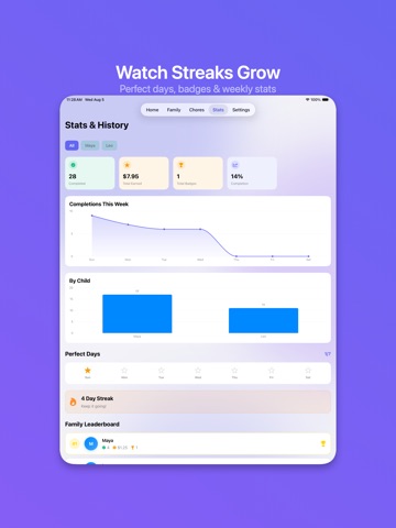 ChoreStar: Family Chore Chart iPad screenshot