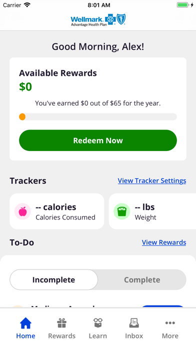 Live Healthy Blue Wellmark MA Screenshot