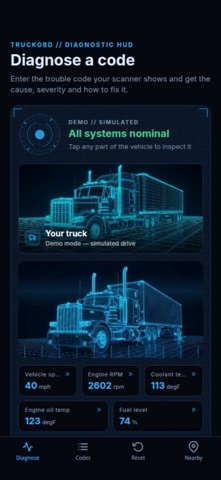 TruckOBD screenshot