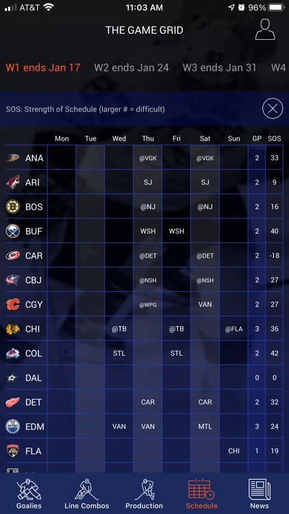 Left Wing Lock Fantasy Hockey screenshot-4