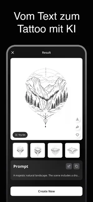 InkArty: Tattoo AI Generator iPhone screenshot 4