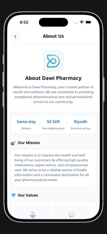Dawi Pharmacy iPhone screenshot