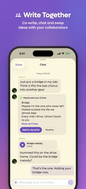 Lyric Genie: Songwriting App screenshot 3