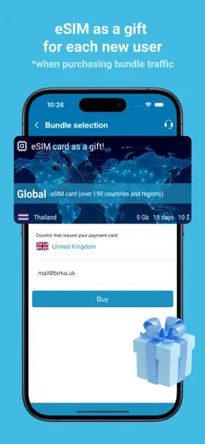 Birka Global eSIM Hub screenshot 2