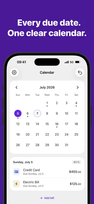 Bill Organizer: Billzo screenshot 3