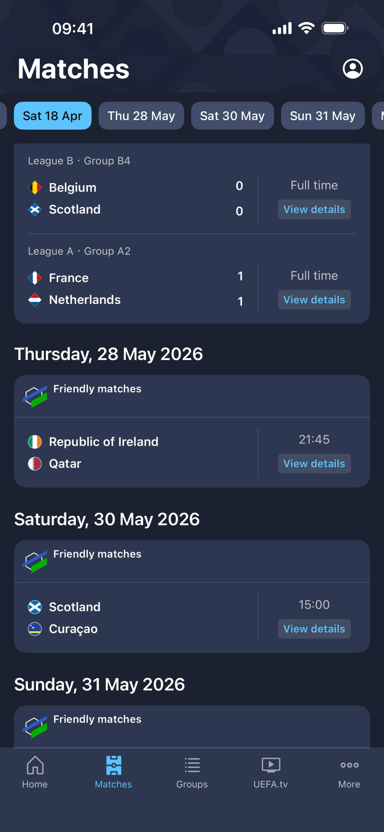 UEFA EURO & Nations League screenshot 4