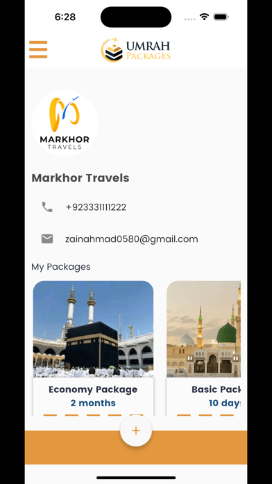 Ummrah Packages Agency App Screenshot