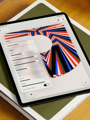 Visu Control iPad screenshot