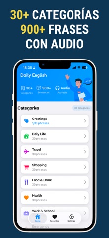 Learn English - Daily English iPhone screenshot