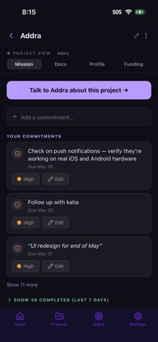 Addra: For Founders Screenshot 2 of 6