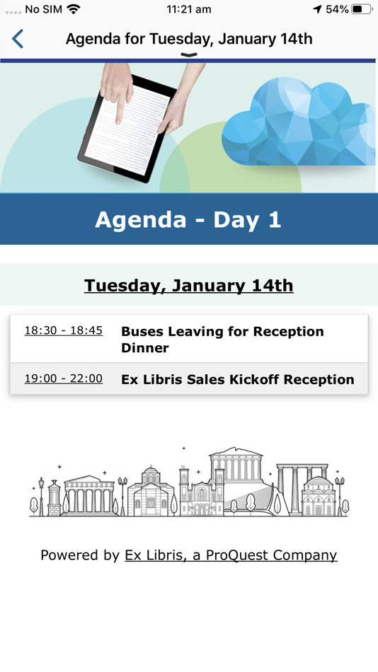 #3. Ex Libris Events (iOS) Podle: Ex Libris LTD