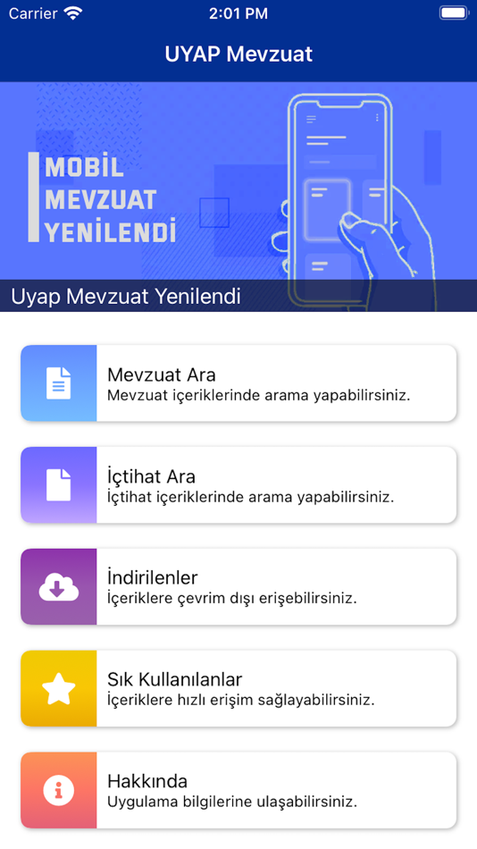 #1. UYAP Mevzuat (iOS) Podle: T.C Adalet Bakanlığı