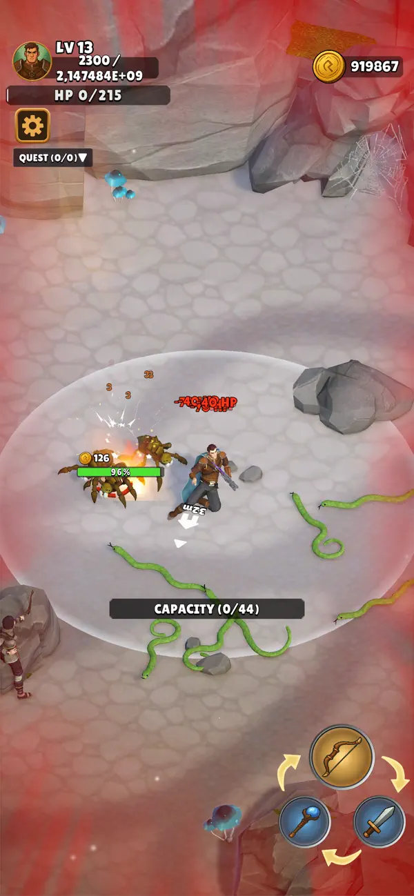 Portal Quest: Idle RPG Hack screenshot 4 - iOS game interface