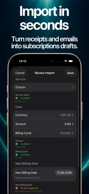 SubSafe: Subscription Tracker screenshot 2