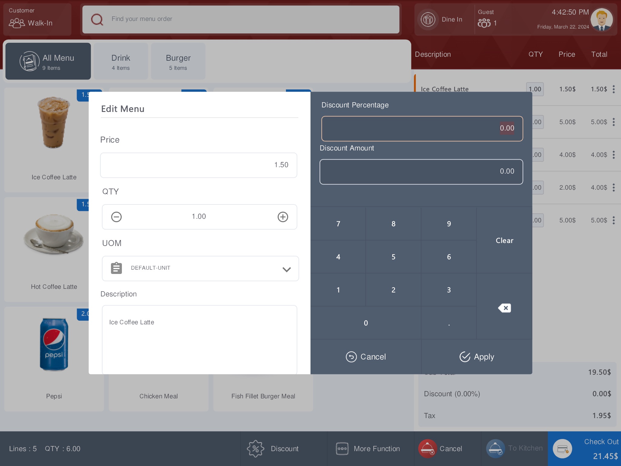 T.O Restaurant POS screenshot 4