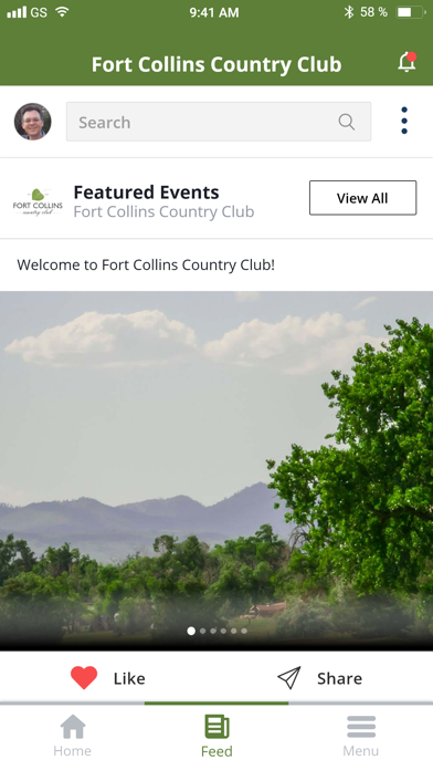 Fort Collins Country Club iPhone screenshot