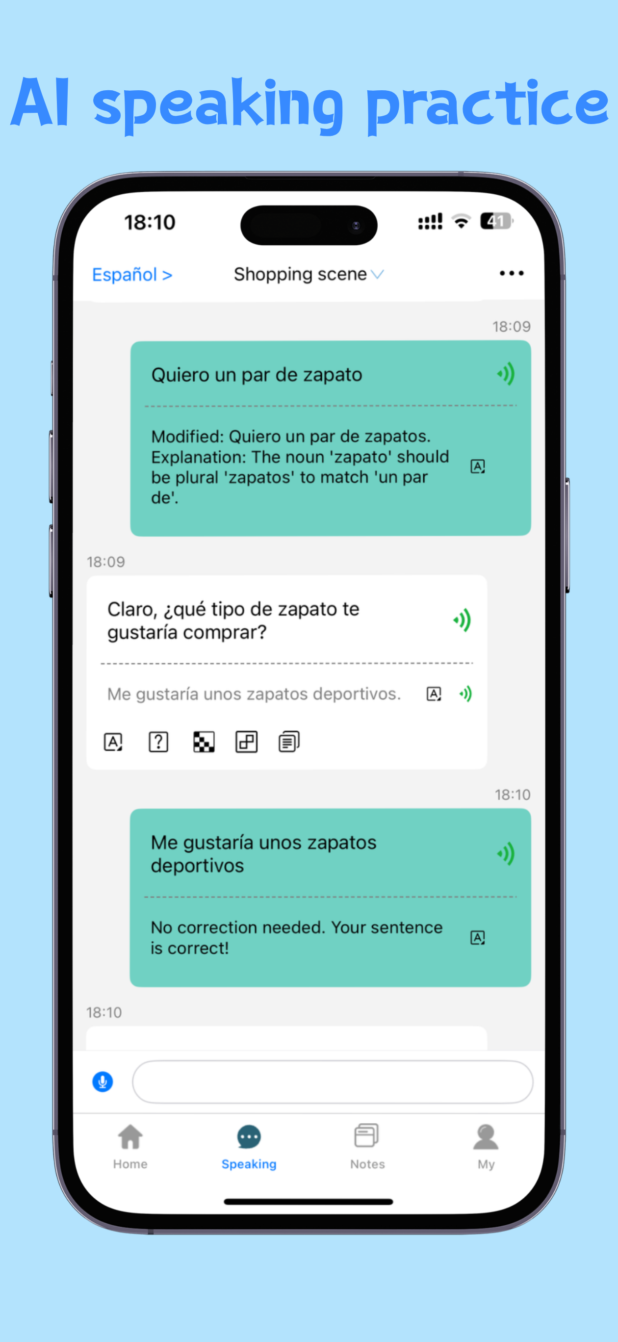 OkSpeak:Speaking & Grammar