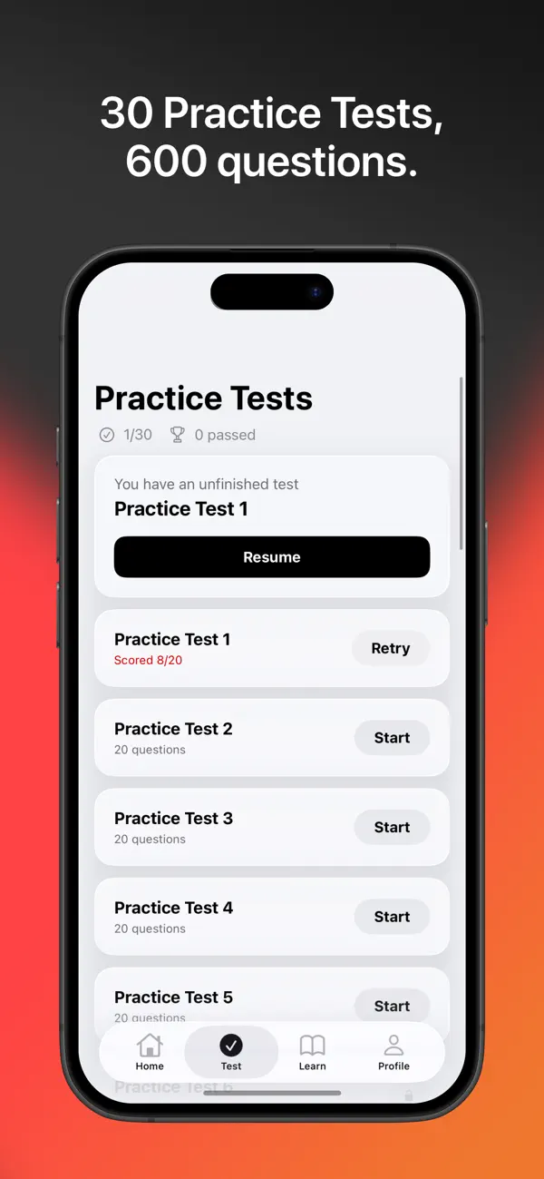 Screenshot #2 pour Canada Citizenship Tests 2026