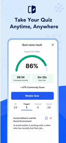 ASWB MSW Exam Prep 2026 ・ iPhone screenshot