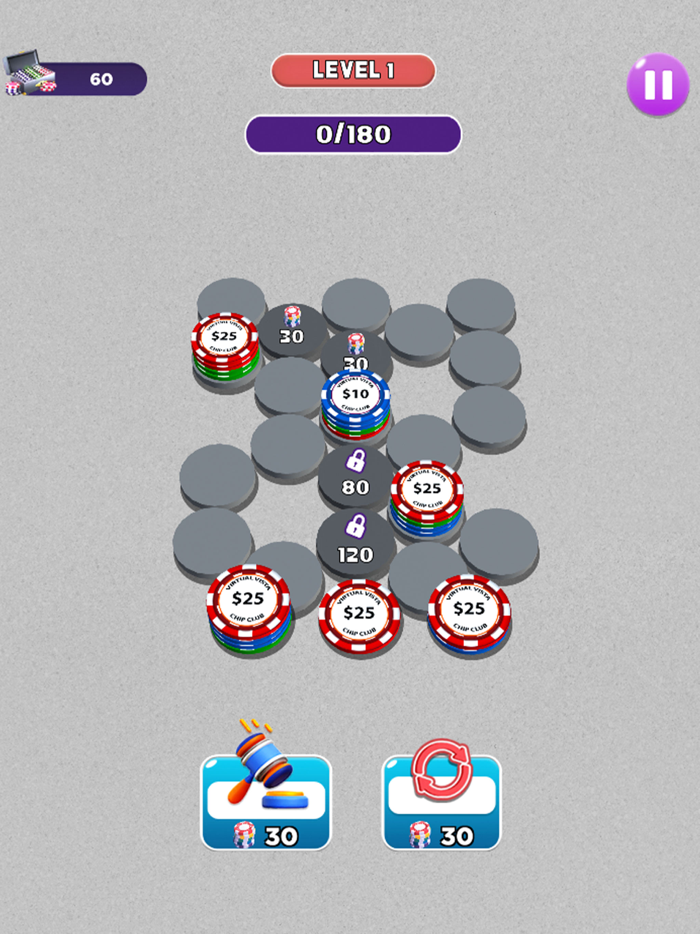 Poker Chips Sort Hexa Puzzle