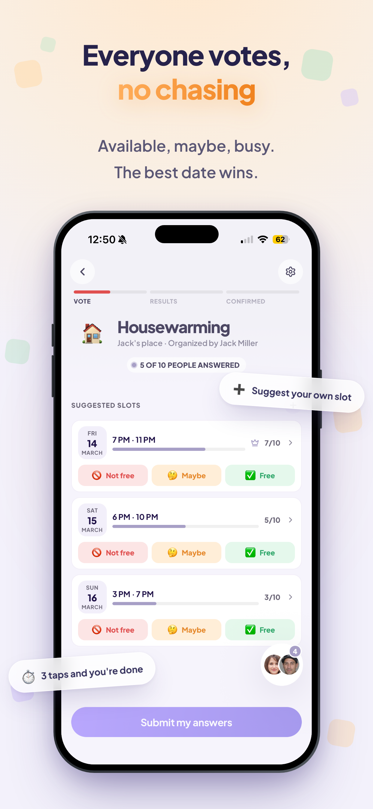 Whenly - Find a Time to Meet screenshot 4