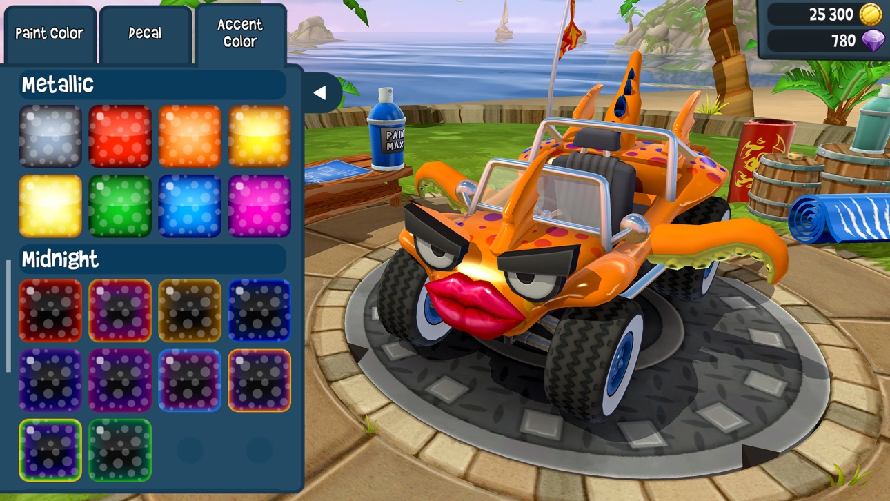Beach Buggy Racing 2 Hack screenshot 3 - iOS game interface