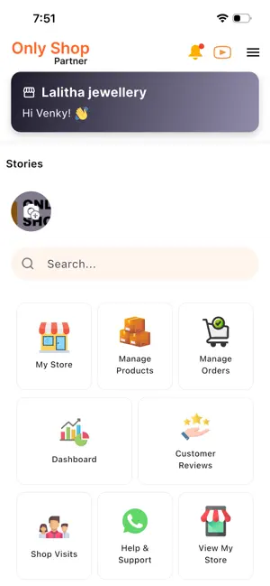 Onlyshop Vendor screenshot 1