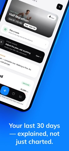 Stacked AI Fitness Coach iPhone screenshot