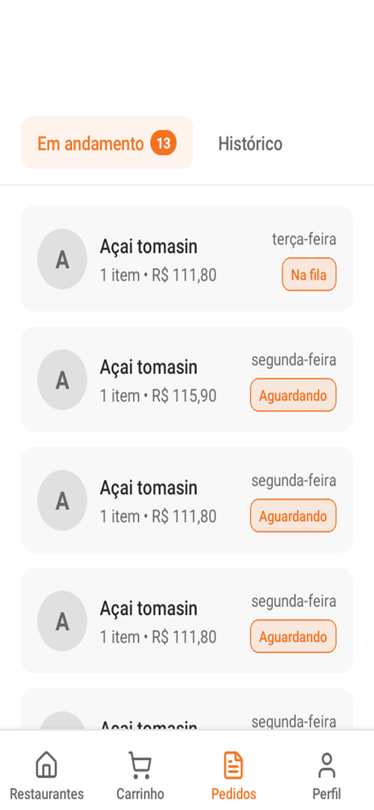1 Click Delivery - Cliente screenshot 2