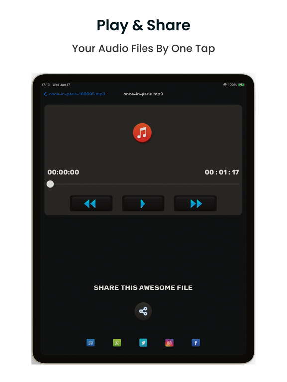 Audio Cutter Converter Merger iPad screenshot 6 - Utilities app