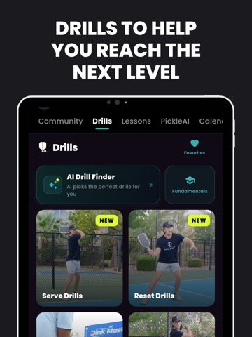 Pickleball Drills iPad screenshot