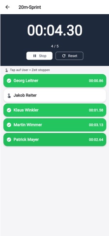 TeamRegie: Vereins-App screenshot