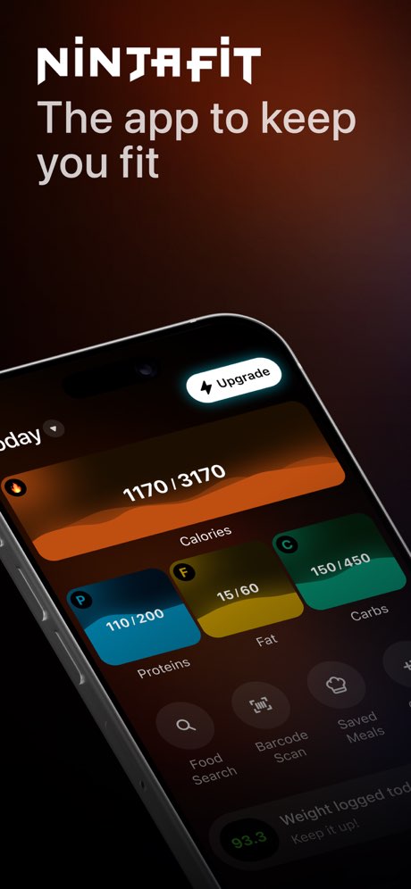 Ninja Fit: Ai Calorie tracker screenshot 1