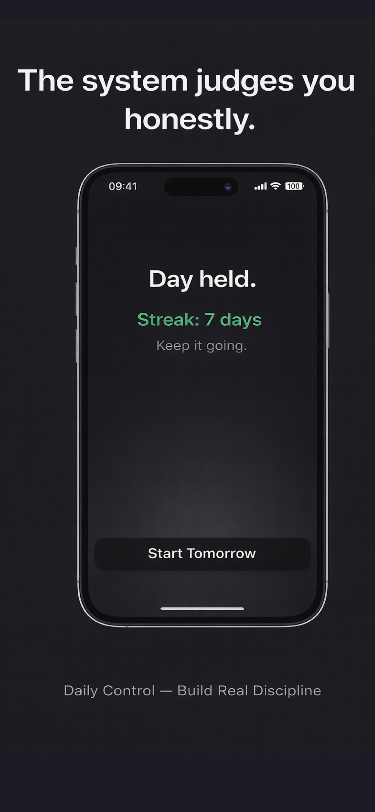 Daily Control: Self Discipline