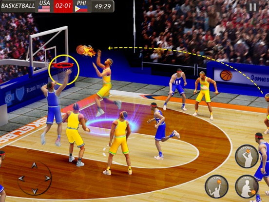 Play Basketball Hoops 2024 iPad app afbeelding 1