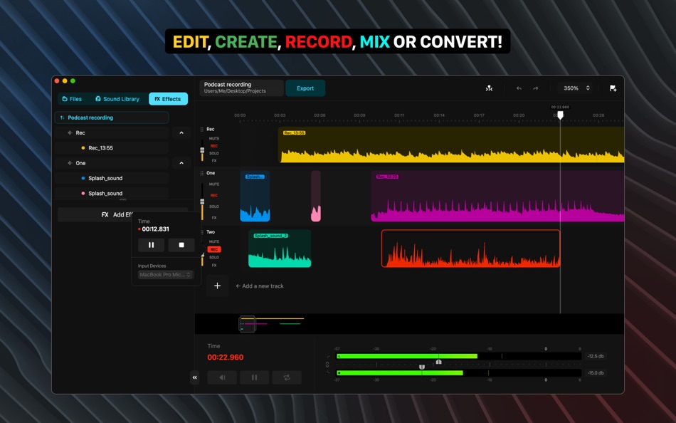 #2. Audio One: Easy Music Editing (macOS) 由: Bitnite, TOO