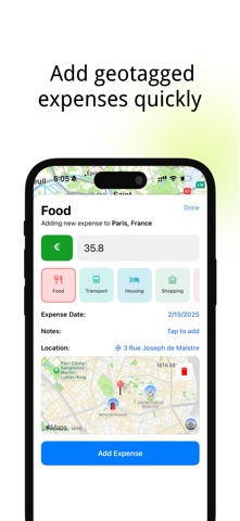 SpendAtlas - Travel Tracker screenshot