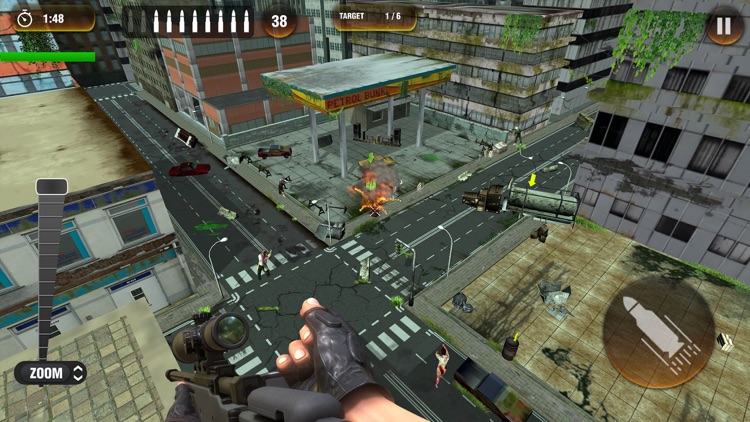 Zombie Sniper Shooter Gun Game screenshot-3
