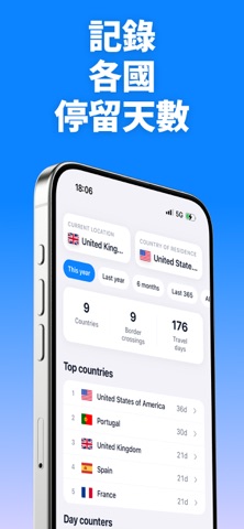 国别日数计数器 · GPS screenshot