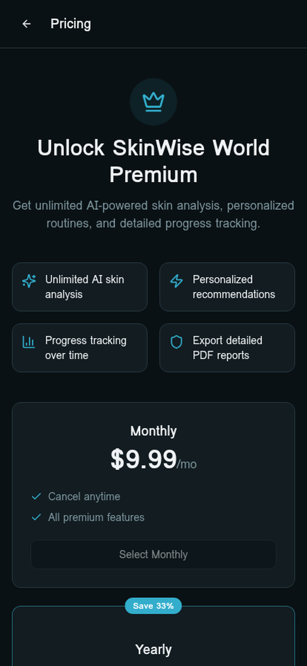 SkinWise World screenshot 3