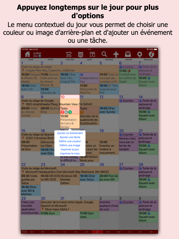 Screenshot #6 pour myCal PRO Planner