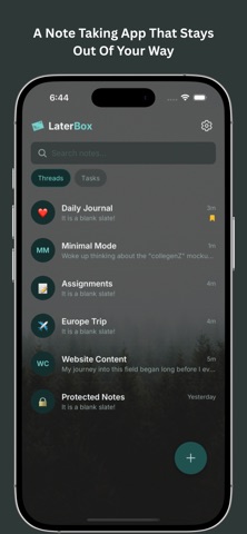 LaterBox - Safe Notes & Tasks Screenshot 1 of 8