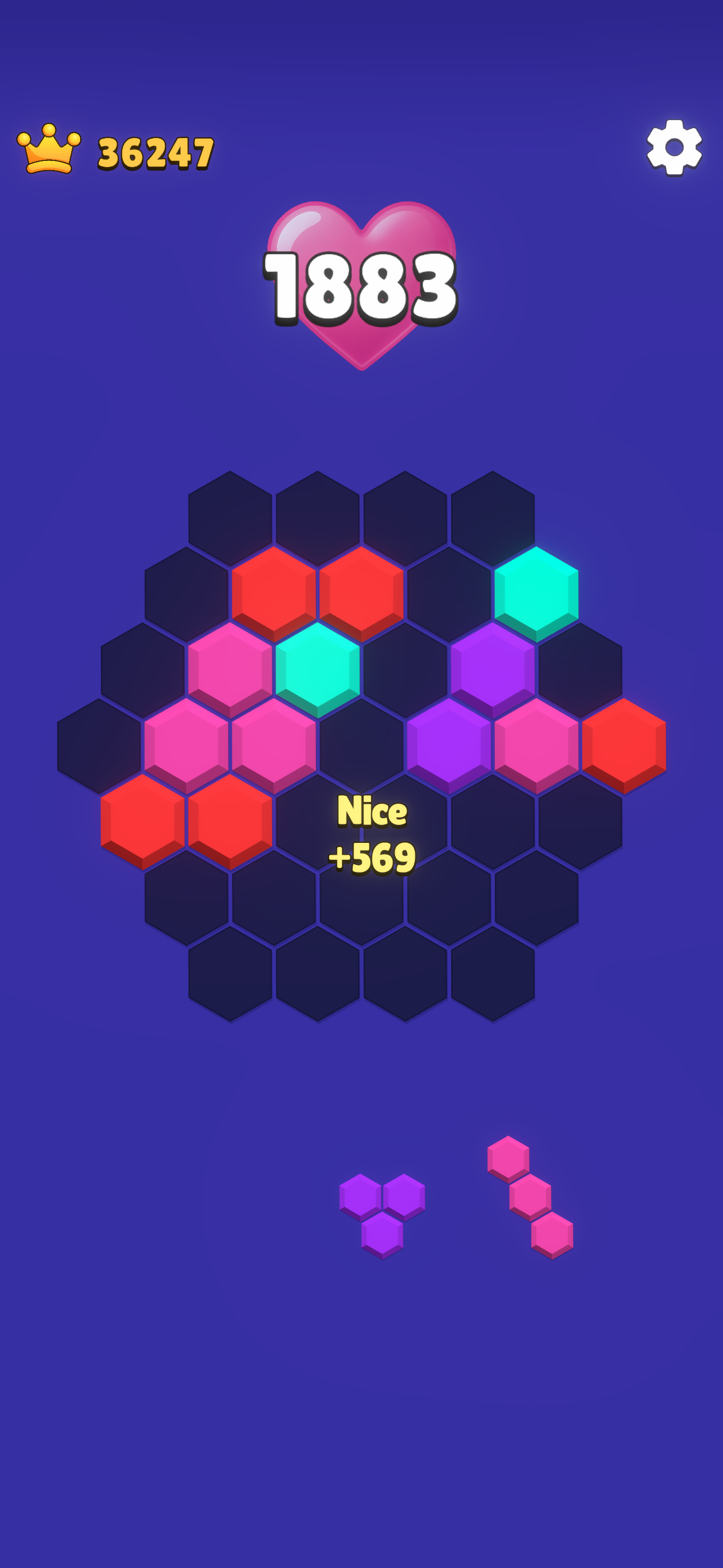 Hexomind | Hexagon Block Blast screenshot 6