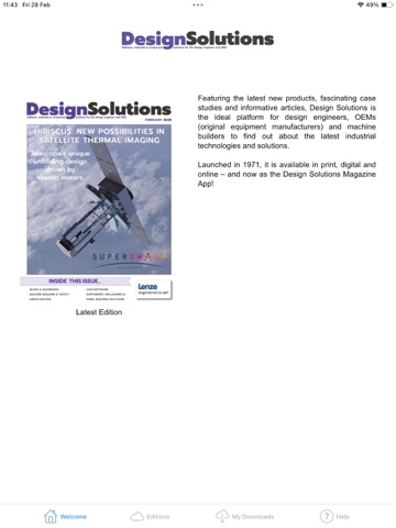 Design Solutions Magazine iPad screenshot